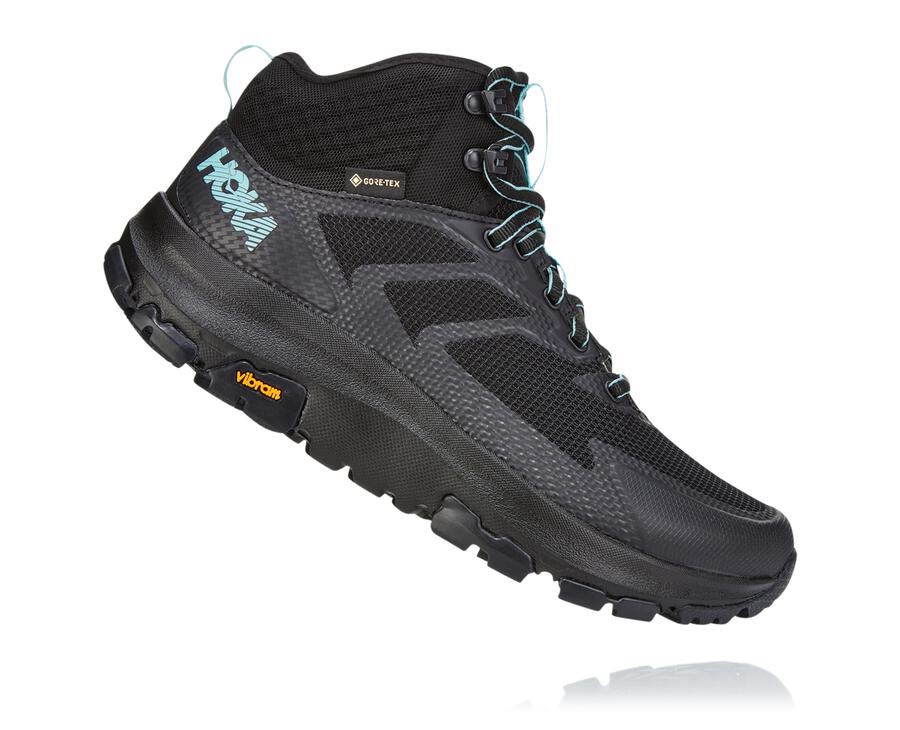 Sapatilhas Hoka One One Feminino Pretas - Toa Gore-Tex - 719-SCYIFK